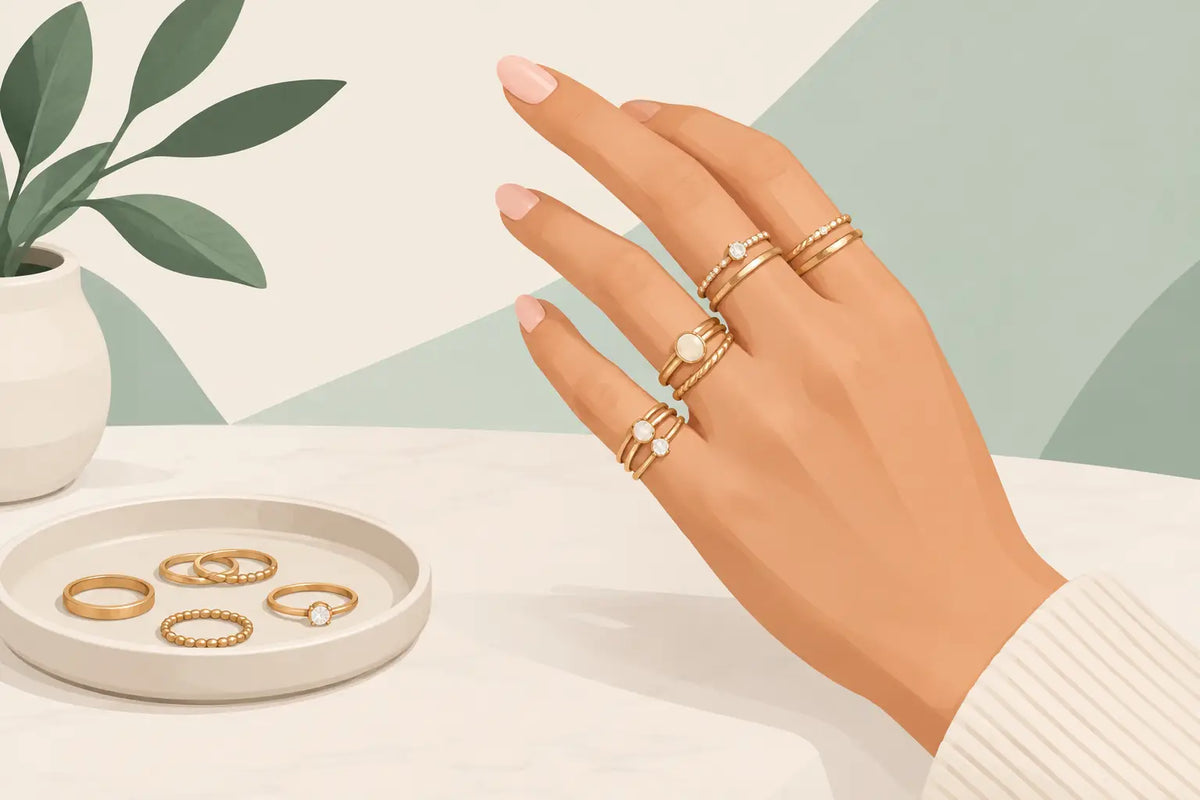 Ring Stacking Techniques for a Personal Look