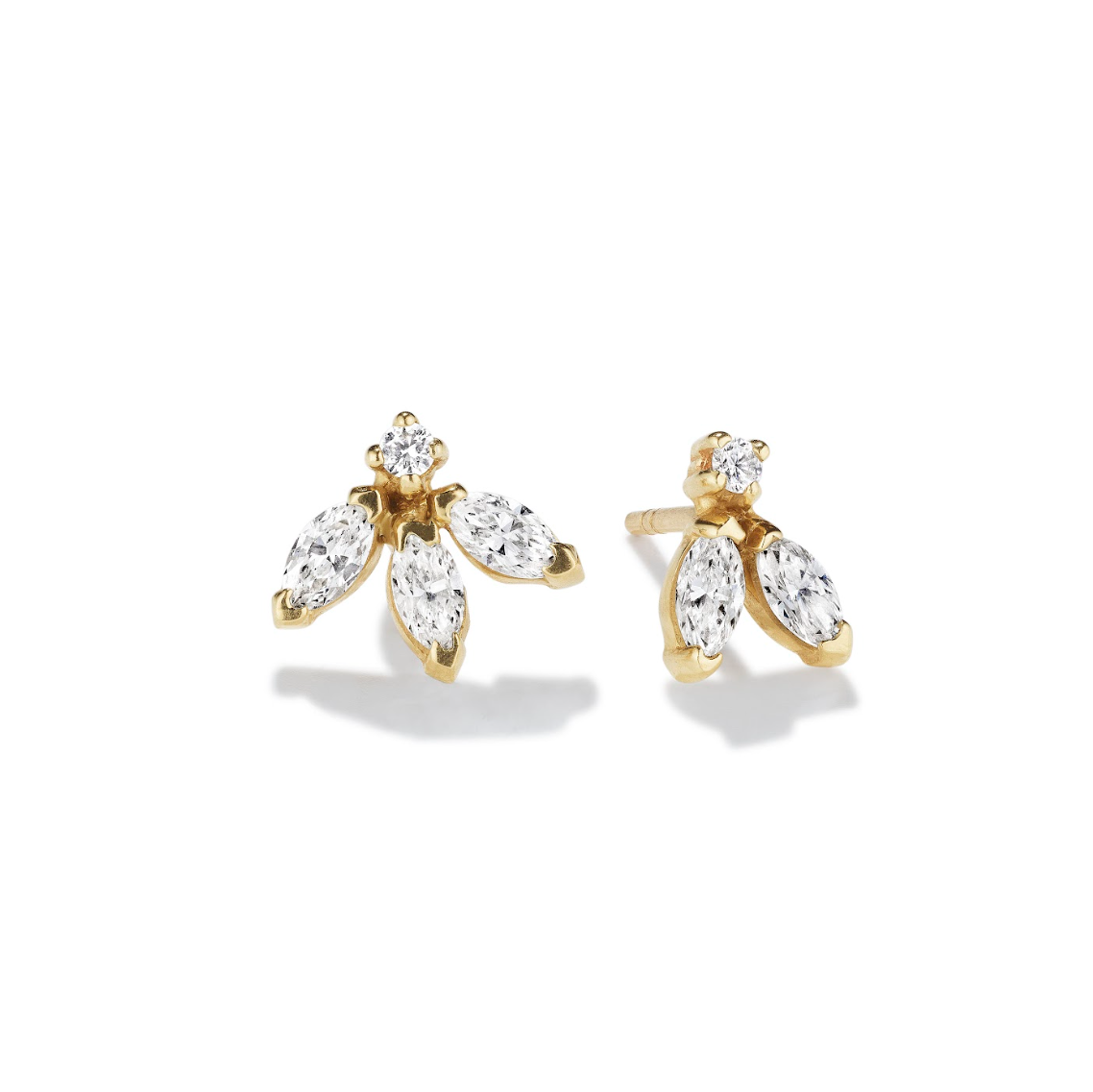 Double Double Diamond Stud