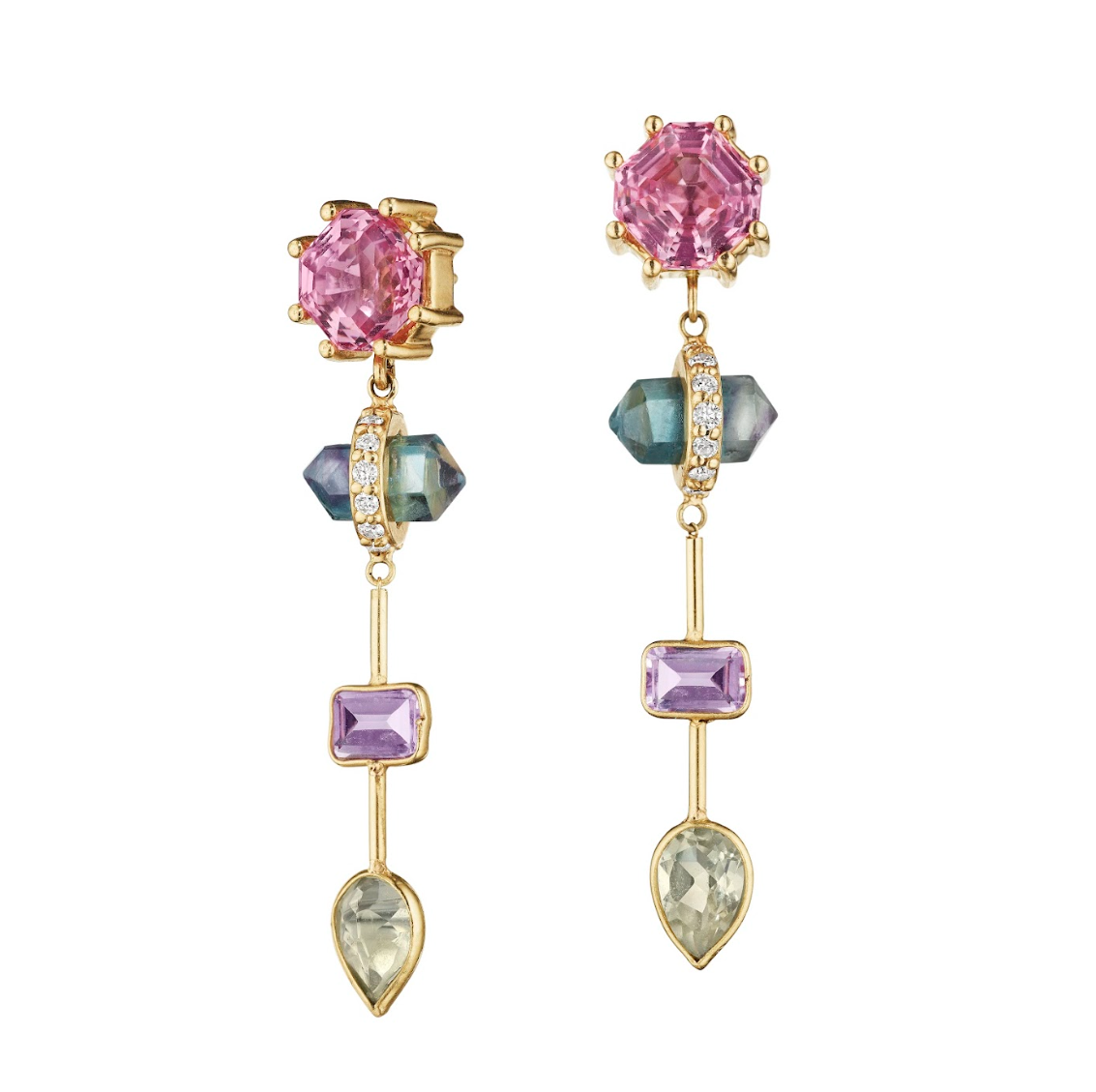 Trip Trap Drop Earrings