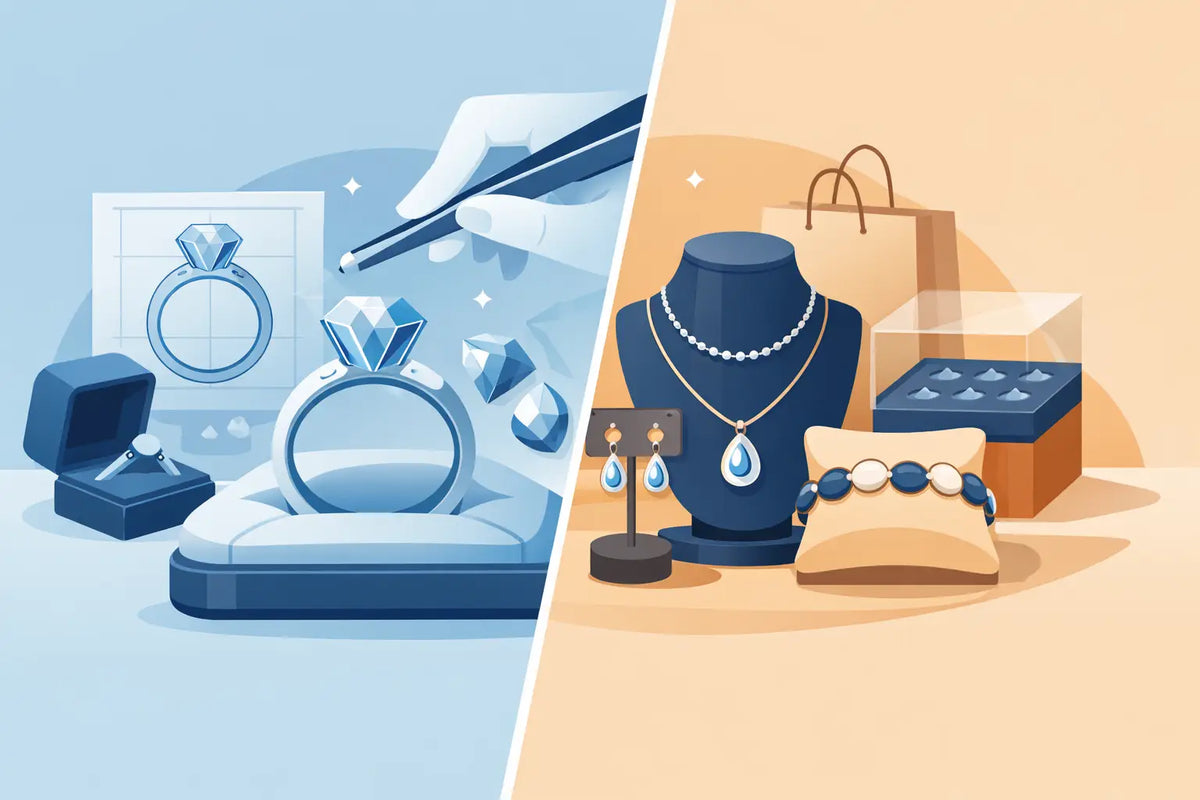 Custom Jewelry Versus Retail Collections: Which Fits?