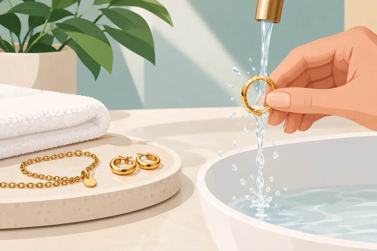 Can Gold Jewelry Get Wet? Everyday Care Notes