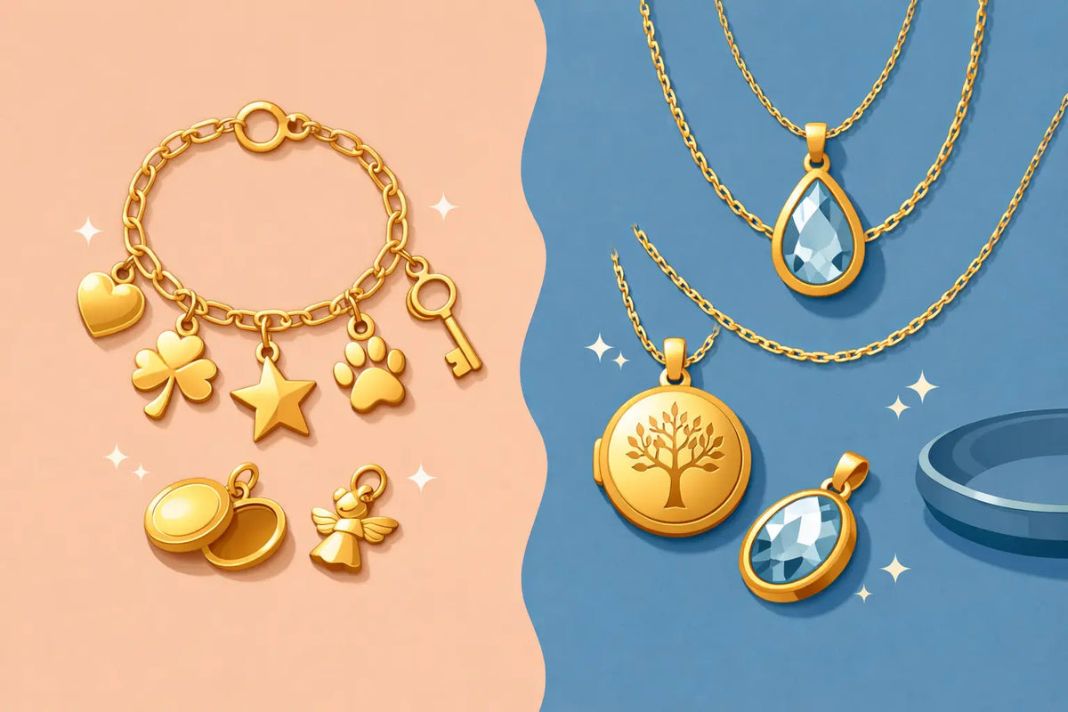 Gold Charms Versus Pendants: Which Feels Personal?
