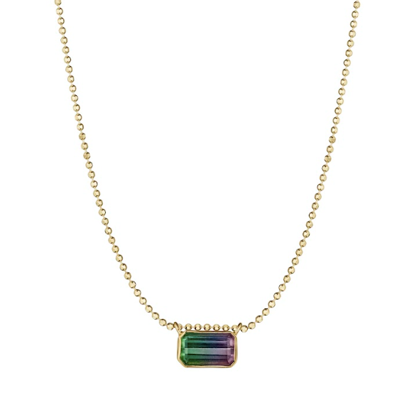 Tourmaline Slider Necklace