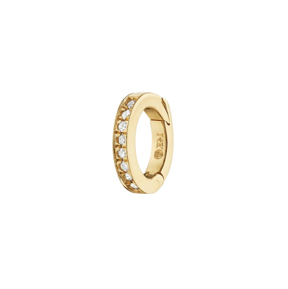 Oval Connector with Diamonds